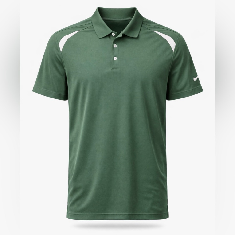 Nike Golf Dri-Fit Tour Performance Golf Polo Green/White XL